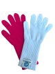 Pink and white gymnastic fgloves